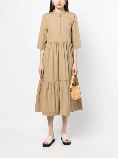 Midi Cotton Shirt Dress