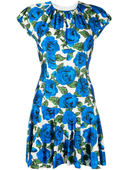 All-Over Floral Print Dress