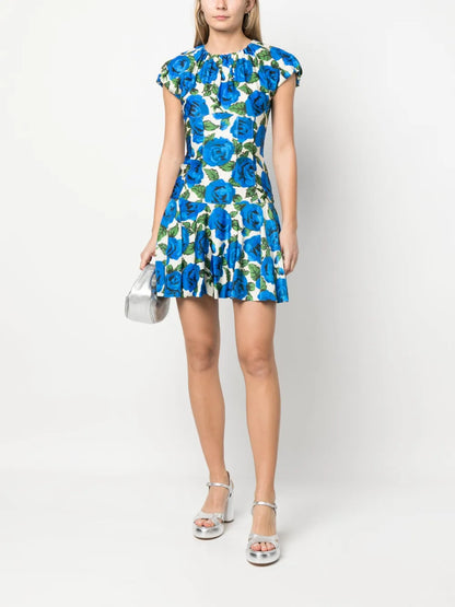 All-Over Floral Print Dress