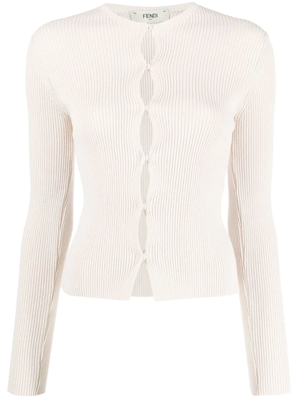 Ribbed-Knit Cotton-Blend Cardigan