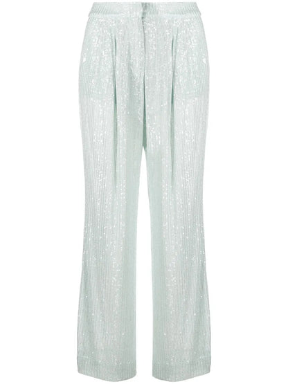 Sequin-Embellished Trousers