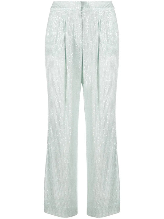 Sequin-Embellished Trousers