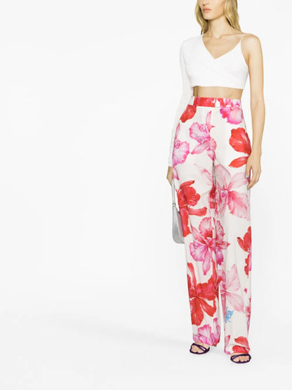 Jagger Floral-Print Tapered Trousers