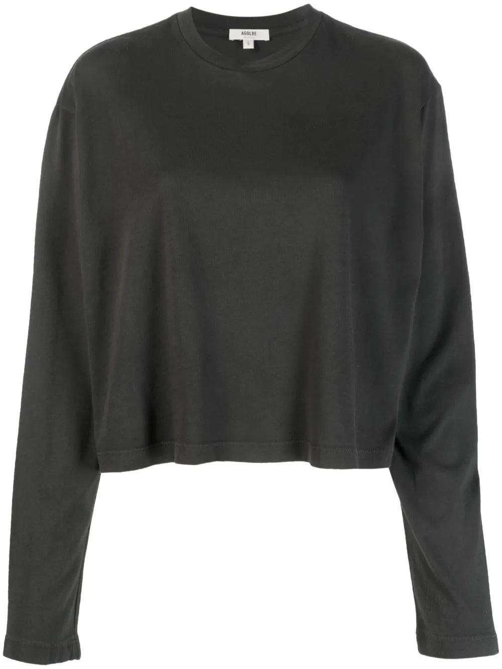 Long-Sleeve Crop Top