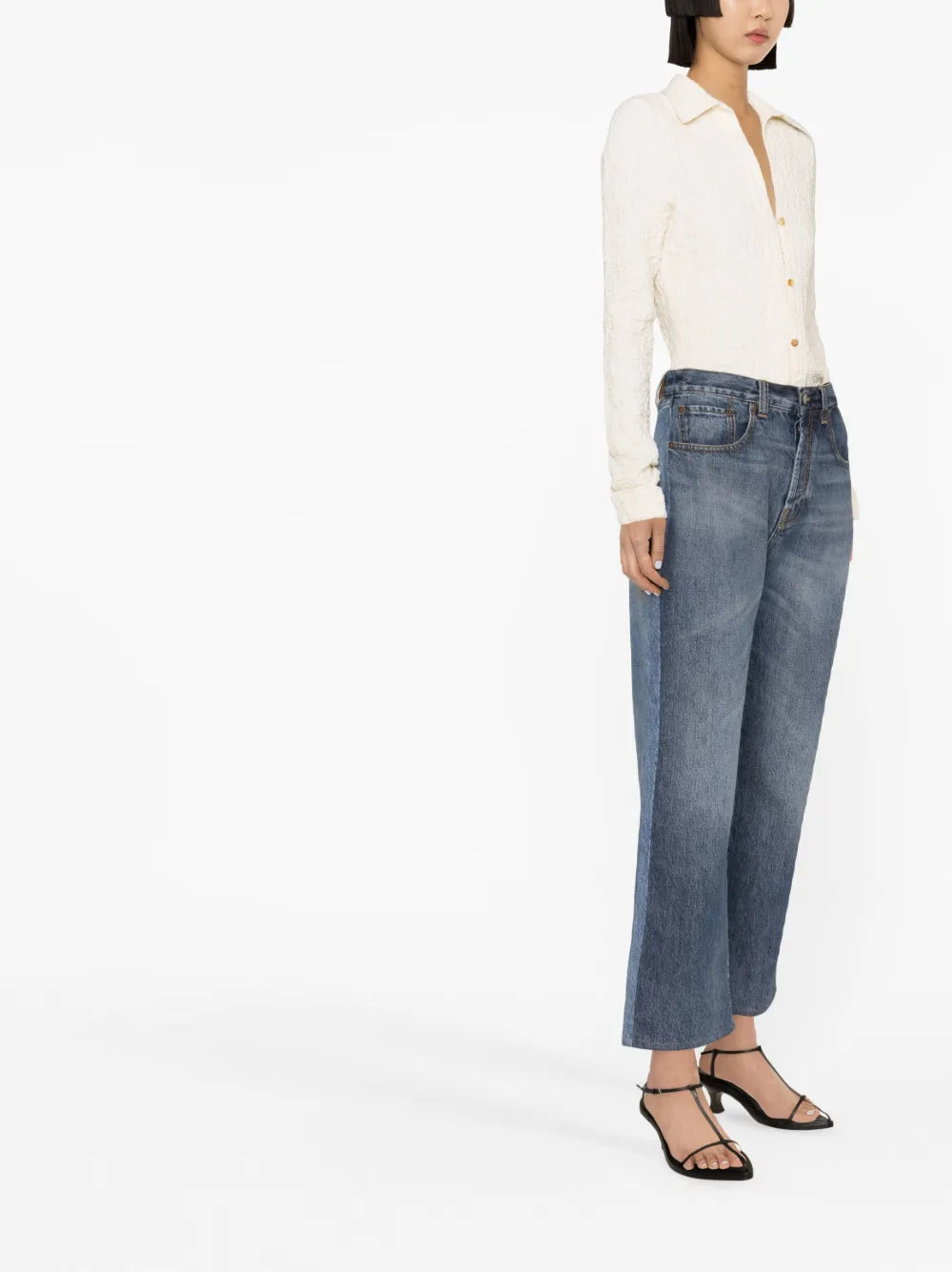 Cropped Flared Jeans