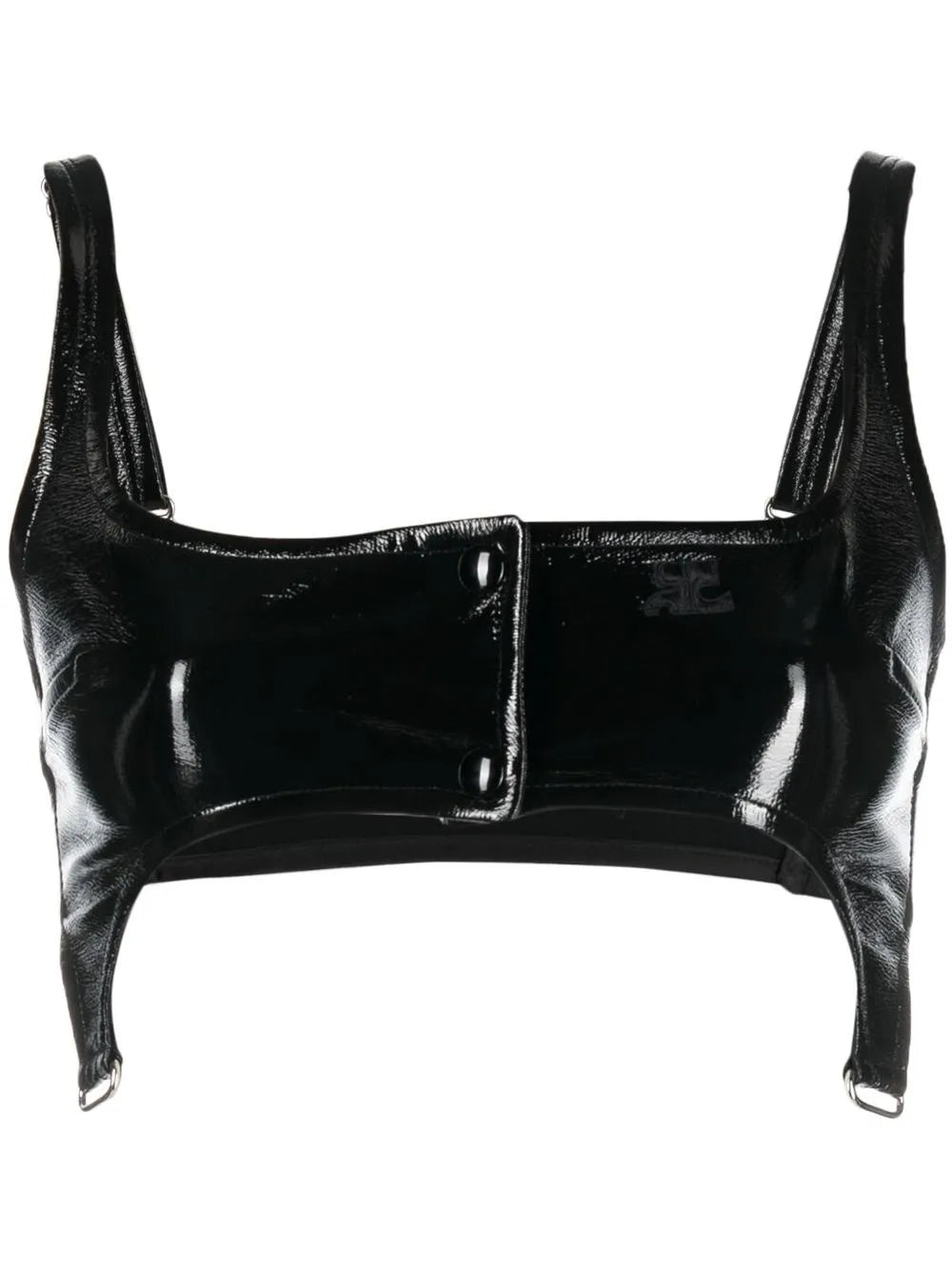 Patent Garter Top