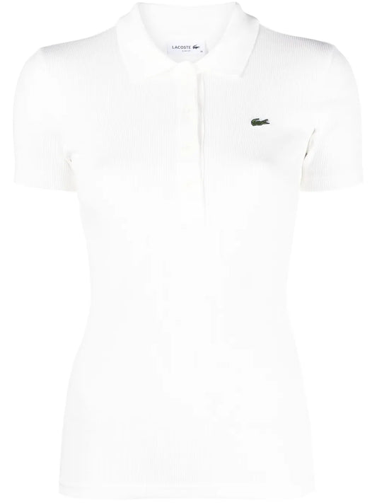 Logo-Patch Cotton Polo Shirt