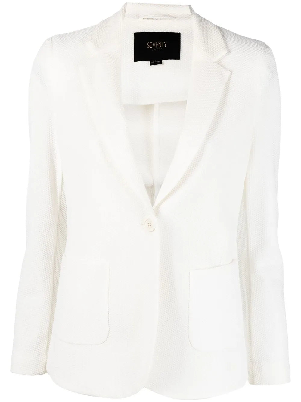 Textured-Finish Blazer
