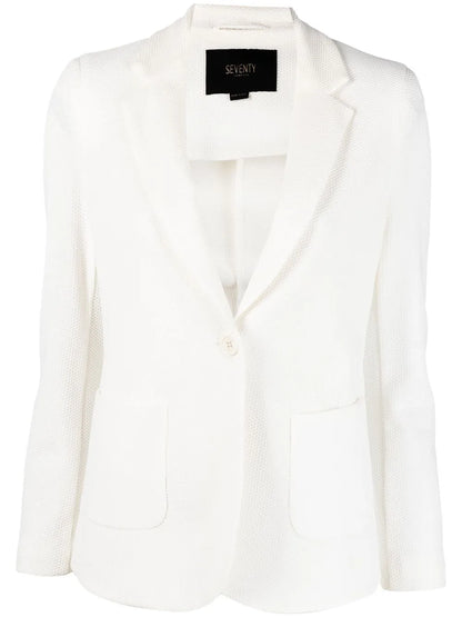 Textured-Finish Blazer