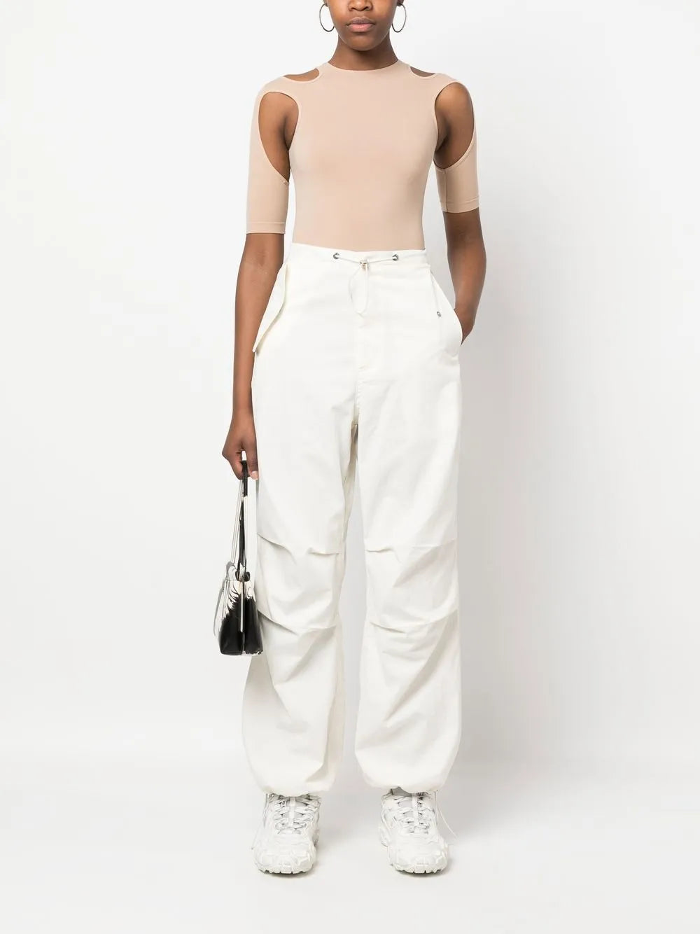 Cut-Out-Detail Stretch Top