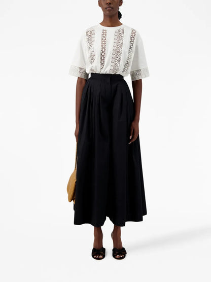 High-Rise Palazzo Trousers