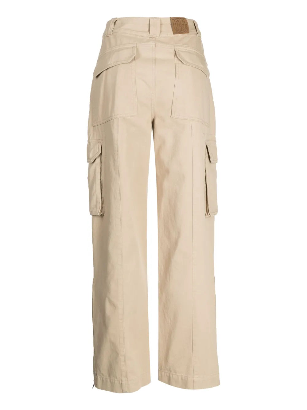 Wide-Leg Cotton Cargo Pants