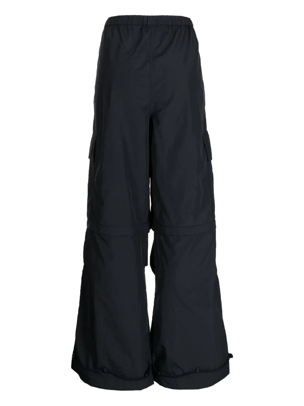 Detachable-Panel Wide-Leg Cargo Pants