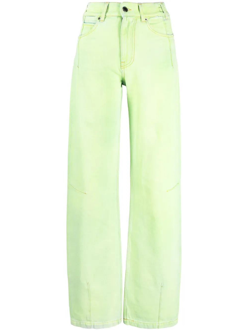 Wide-Leg Denim Jeans