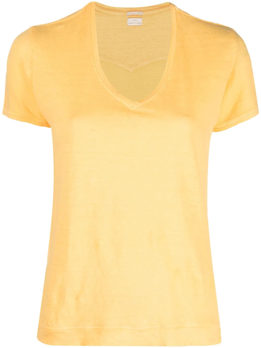 Flores Short-Sleeve Linen T-Shirt