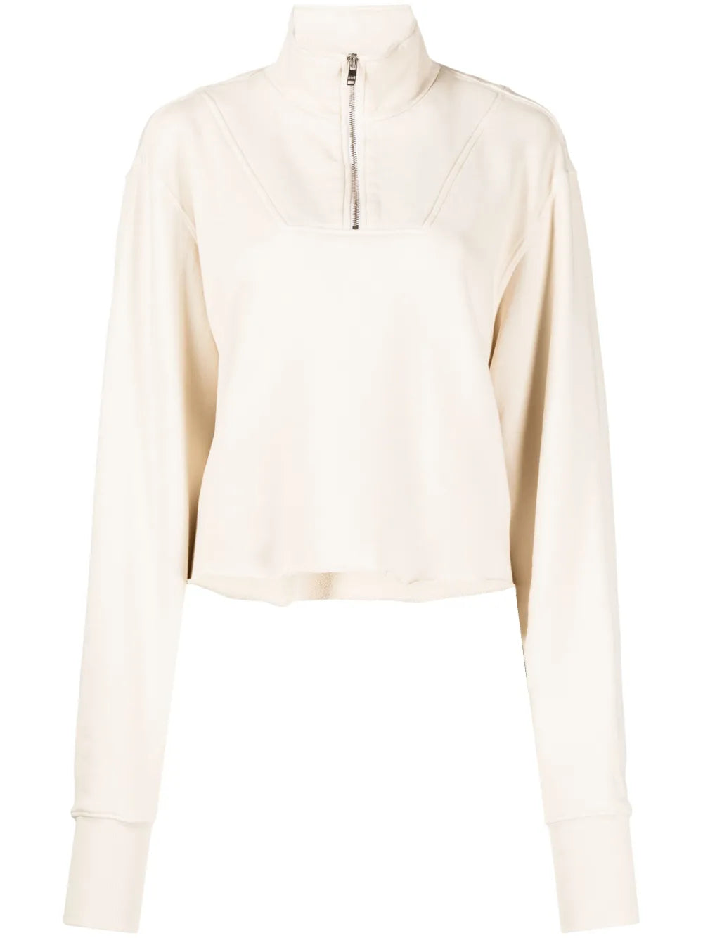 Half-Zip Cotton Sweatshirt