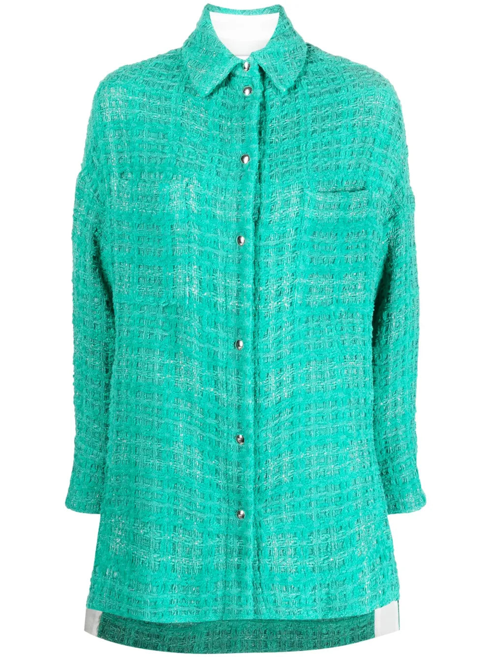 Single-Breasted Knitted Coat