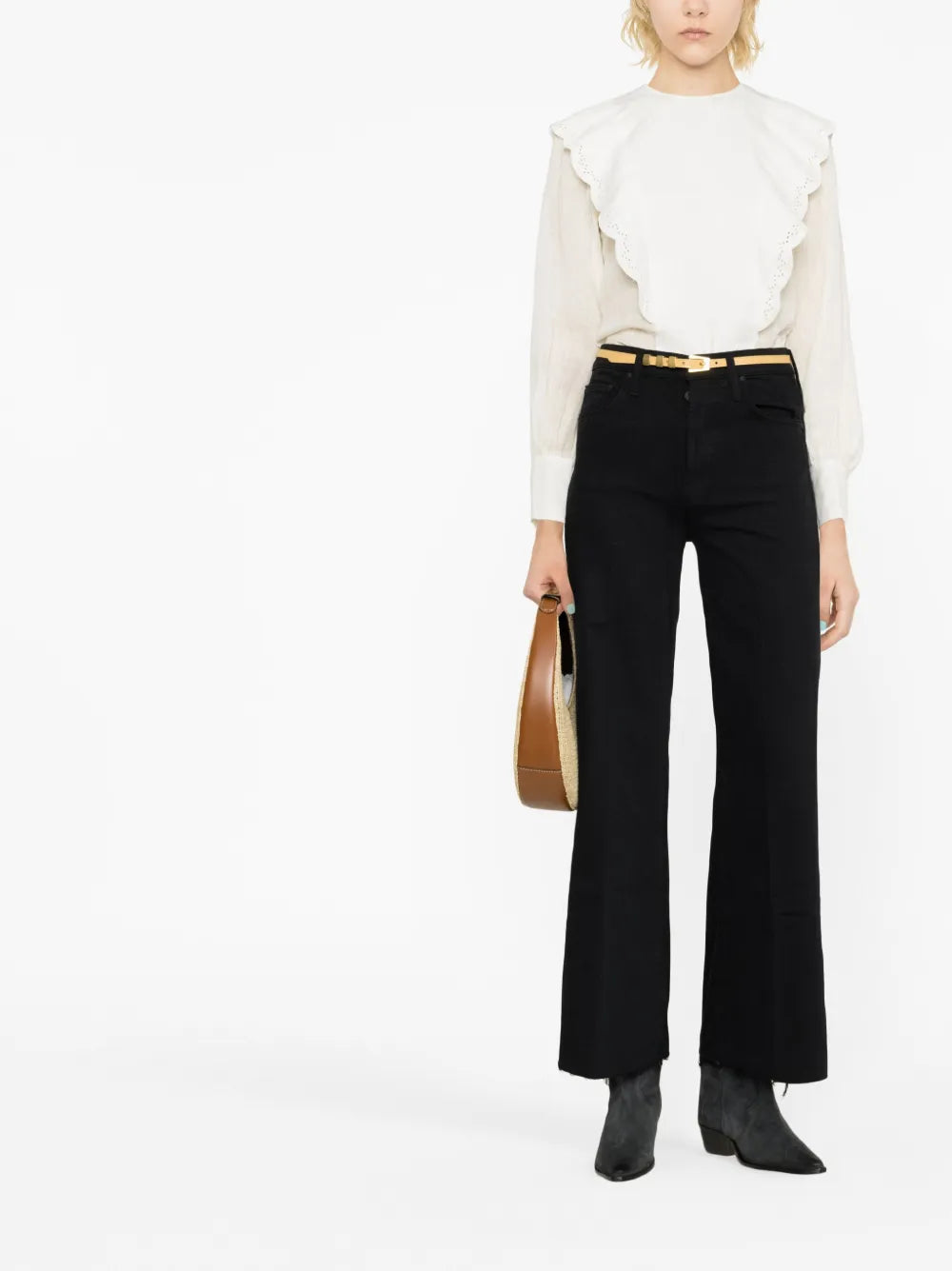 The Weekender Fray Flared Jeans
