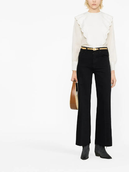 The Weekender Fray Flared Jeans