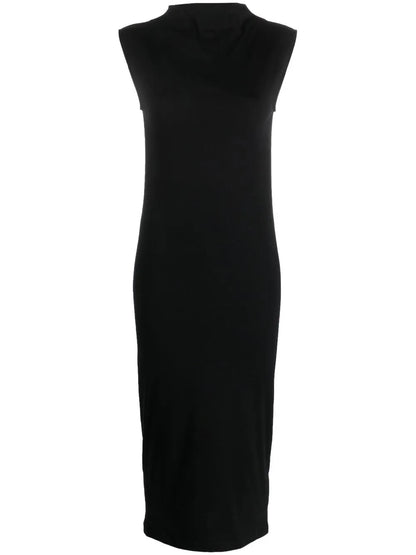 Fitted Sleeveless Midi Dress