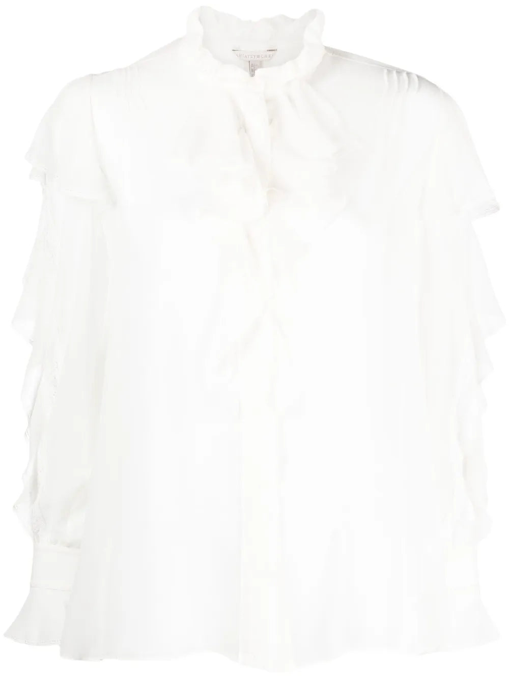 See-Through Silk Shirt