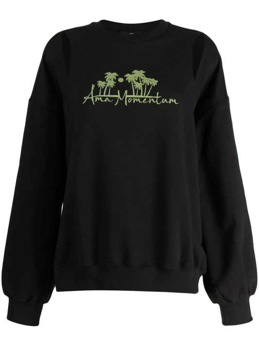 Cut-Out Detail Sweatshirt