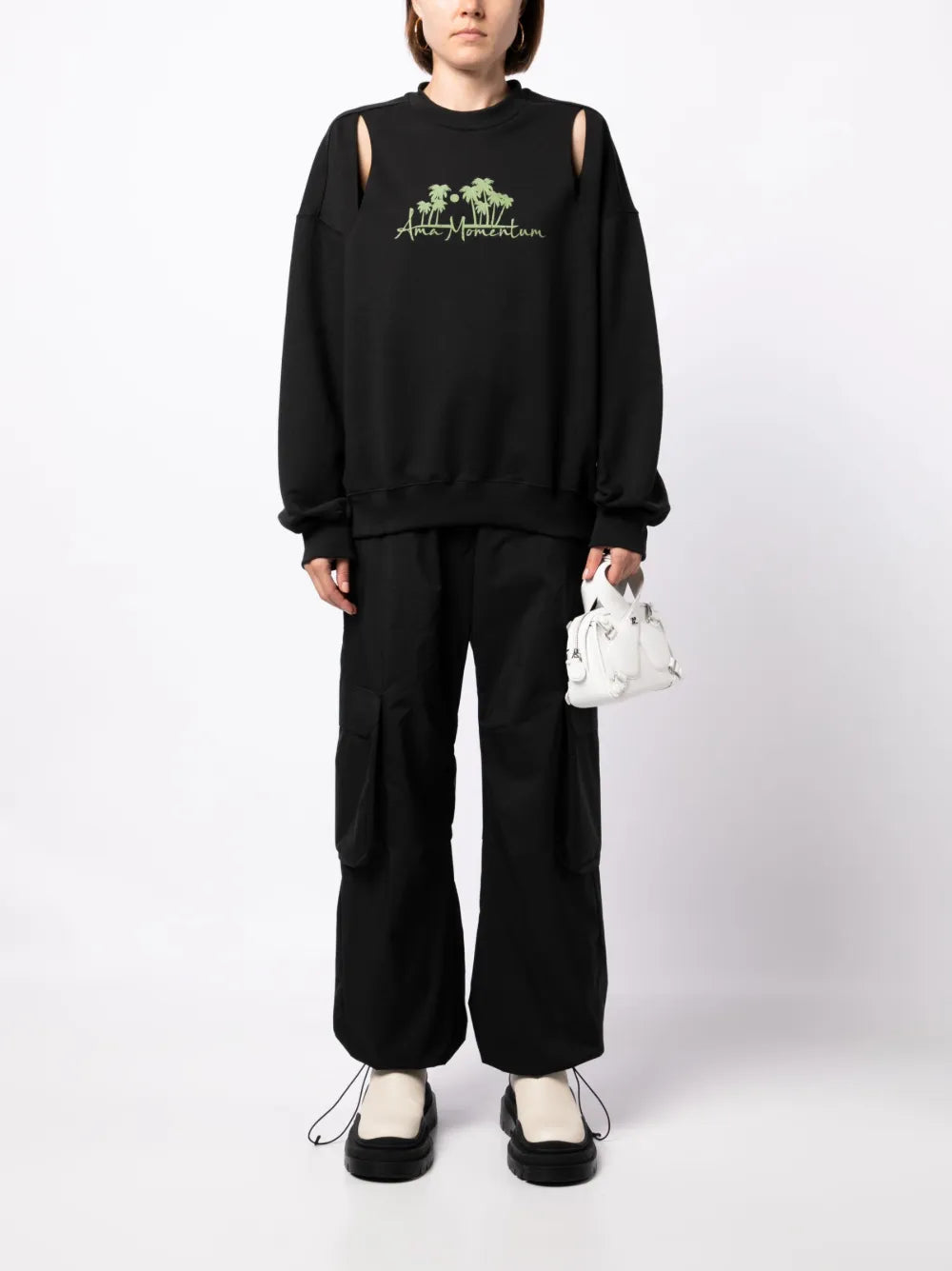 Cut-Out Detail Sweatshirt