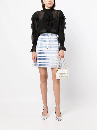 See-Through Silk Shirt