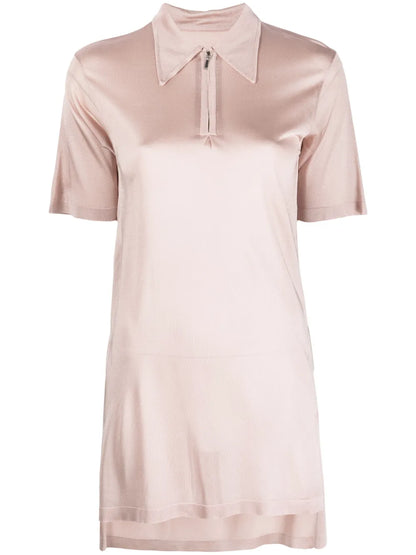 Short-Sleeve Half-Zip Top