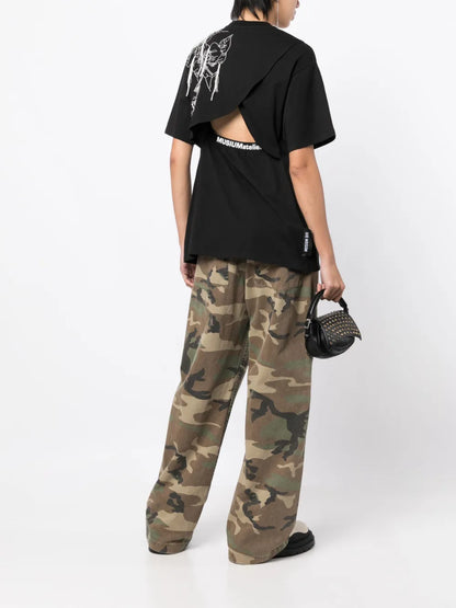 Embroidered Cotton T-Shirt