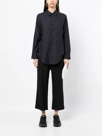 Long-Sleeve Cotton Shirt