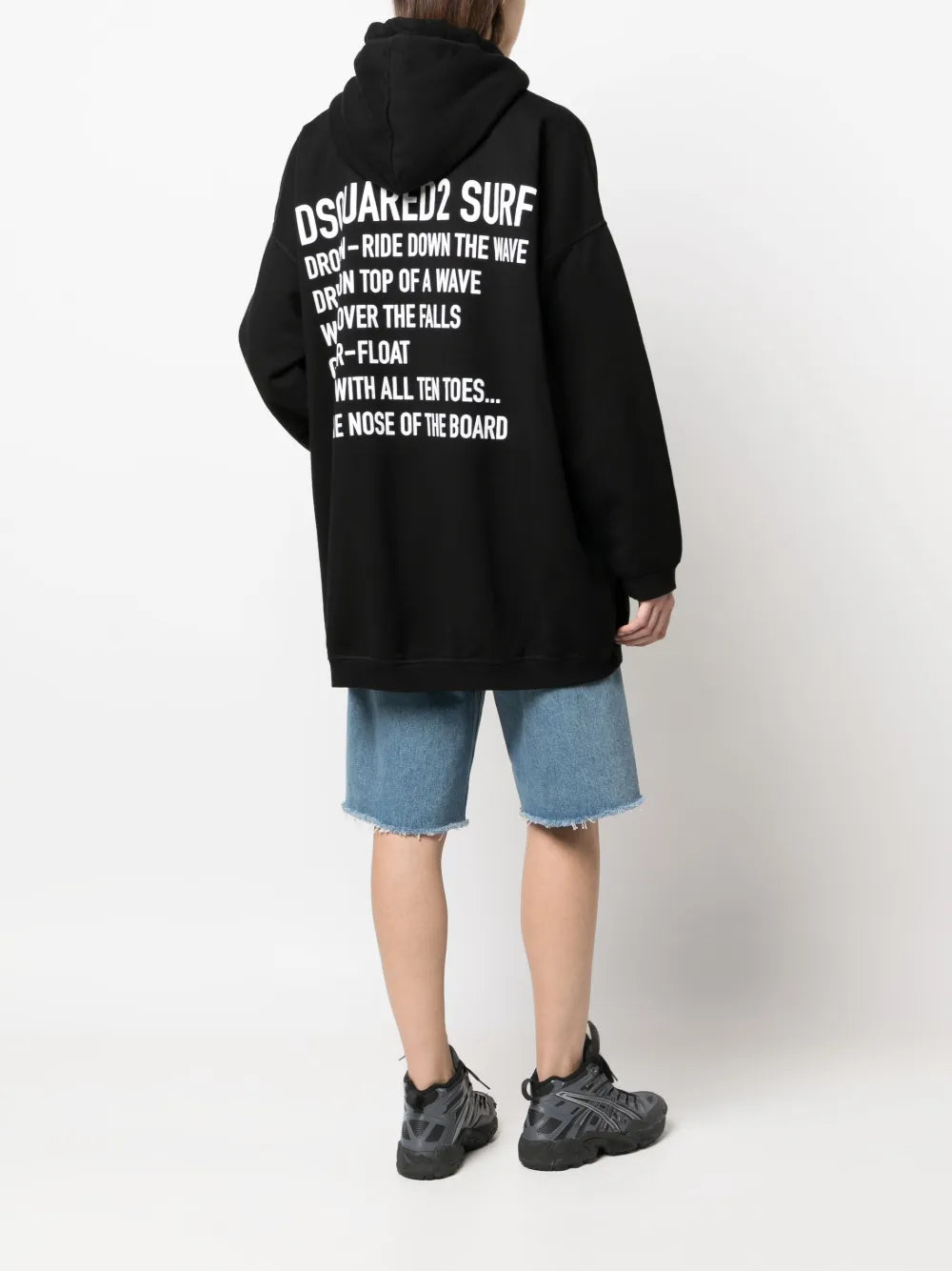 Logo-Print Oversize Hoodie