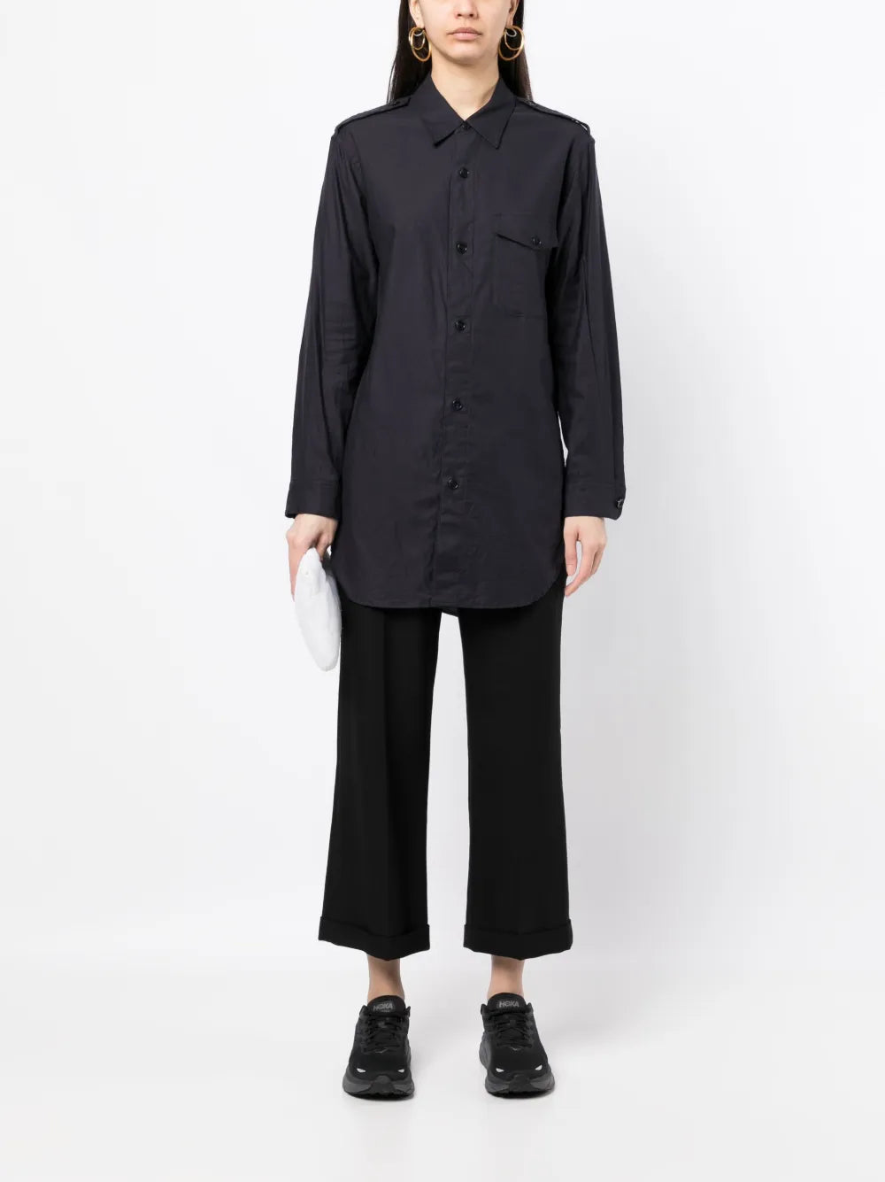 Long-Sleeve Cotton Shirt