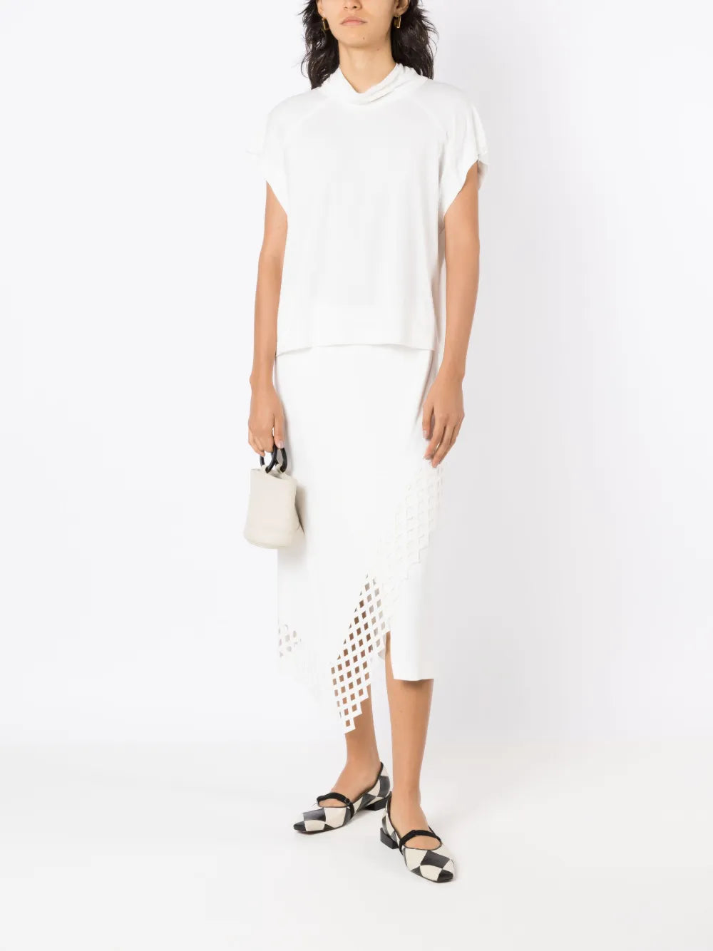 Honeycomb Asymmetric Skirt