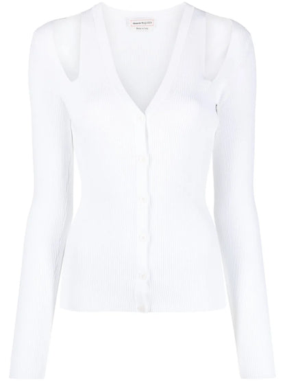 Cut-Out Cardigan