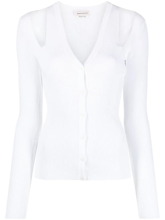 Cut-Out Cardigan