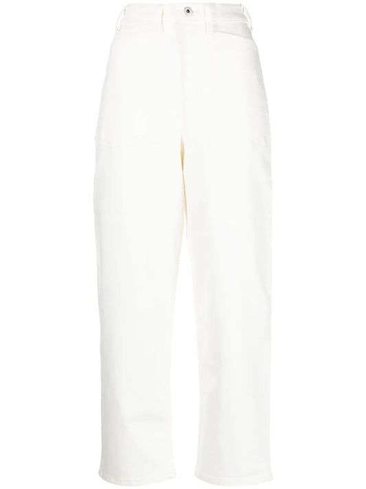 High-Rise Straight-Leg Jeans