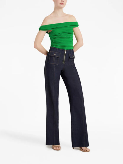 Draped Off-Shoulder Body Top