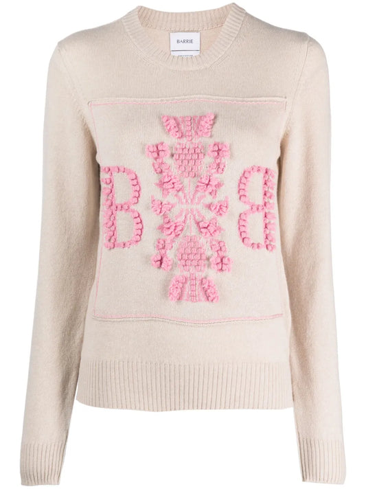Logo-Patch Cashmere Jumper