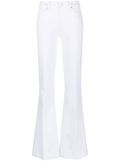 Mid-Rise Flared Jeans
