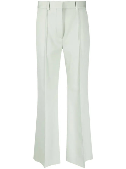Cropped Flared Trousers