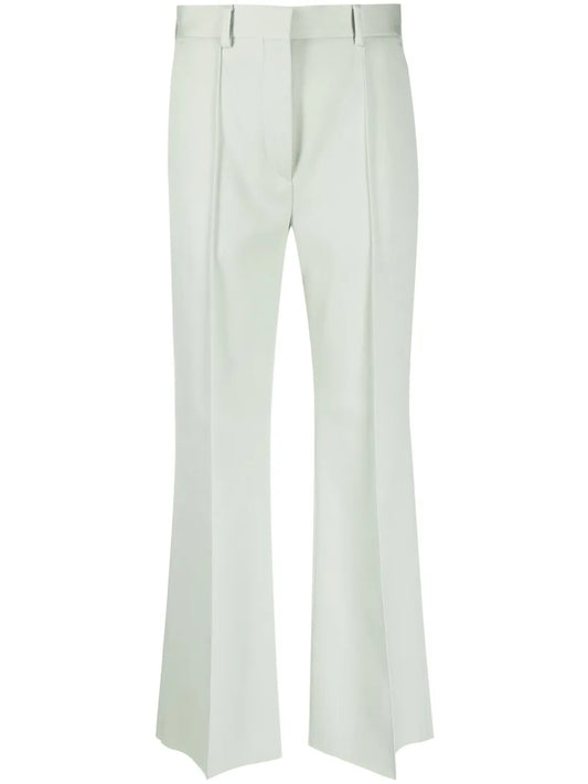 Cropped Flared Trousers