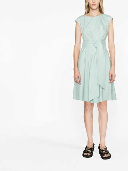 Tie-Waist Midi Dress
