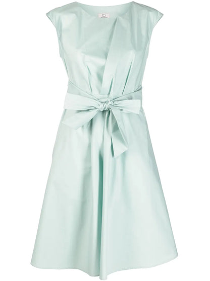 Tie-Waist Midi Dress