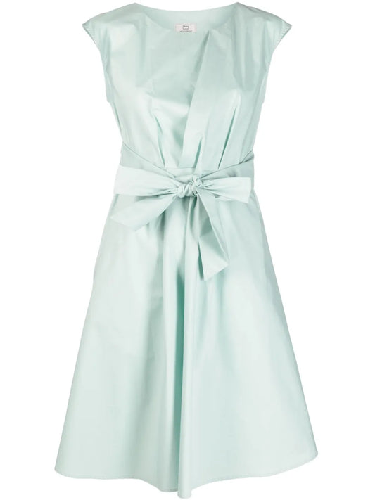 Tie-Waist Midi Dress
