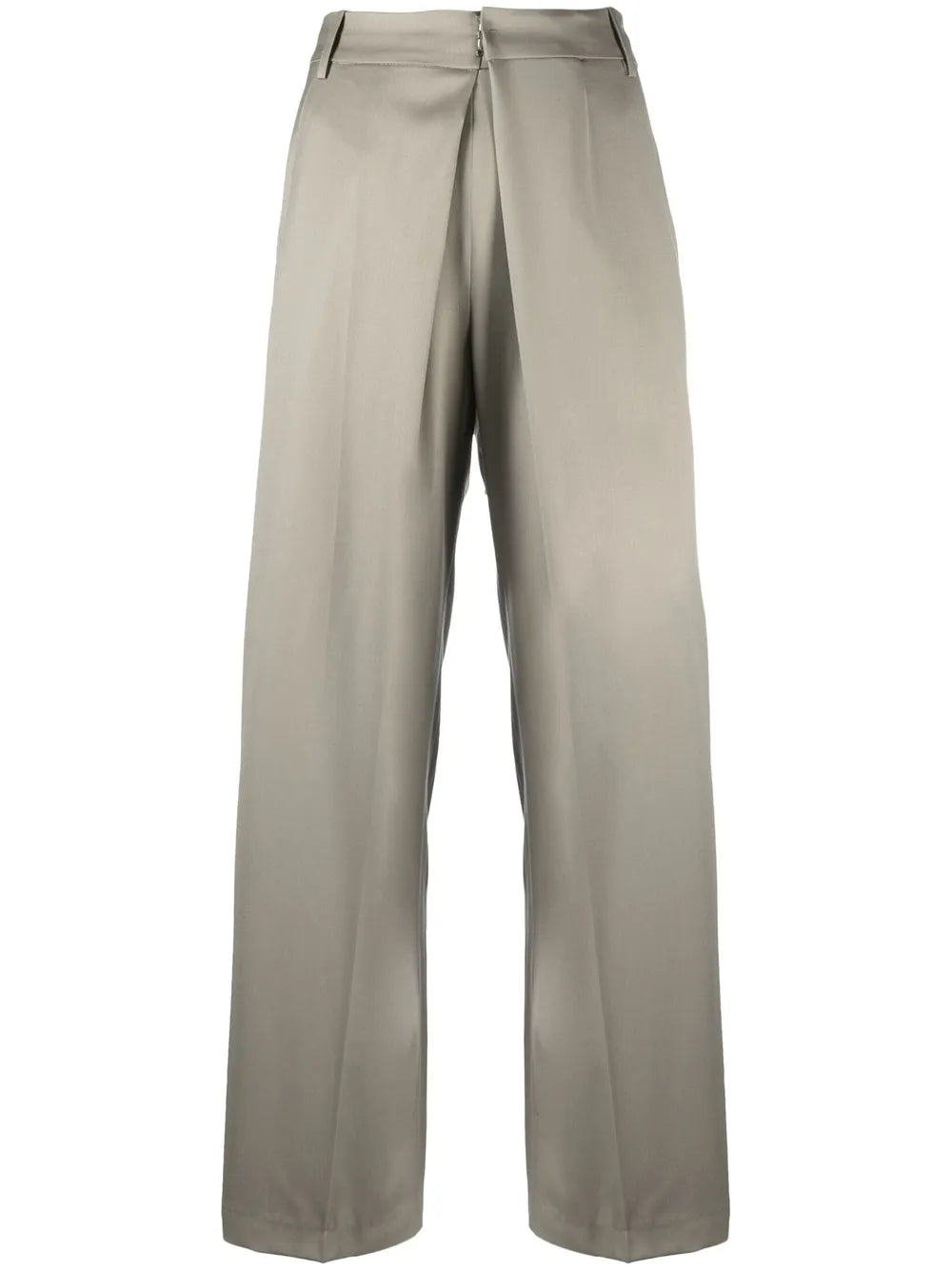 Inverted-Pleat Detail Trousers