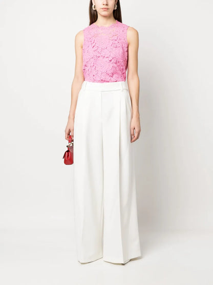 Floral Lace Sleeveless Top