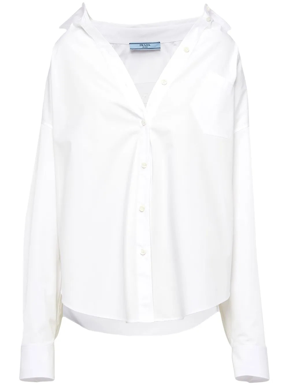 Logo-Embroidered Poplin Shirt