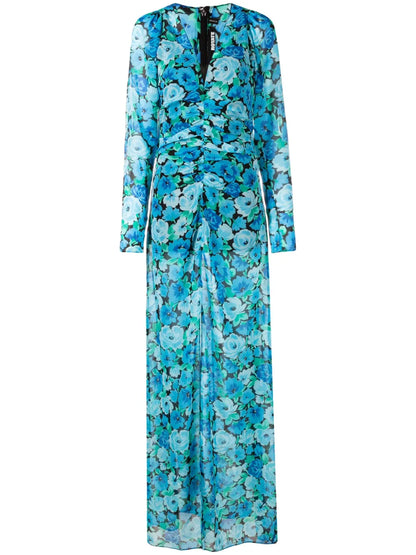 Floral-Print Maxi Dress