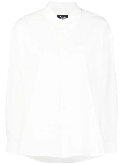 Boyfriend Logo-Embroidered Shirt